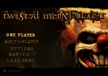 Twisted Metal - Black screen shot title